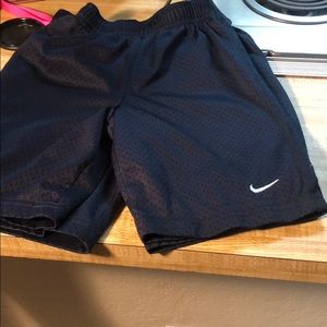 Navy blue Nike shorts